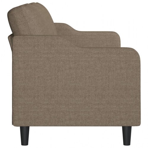 3-personers sofa 180 cm stof gråbrun