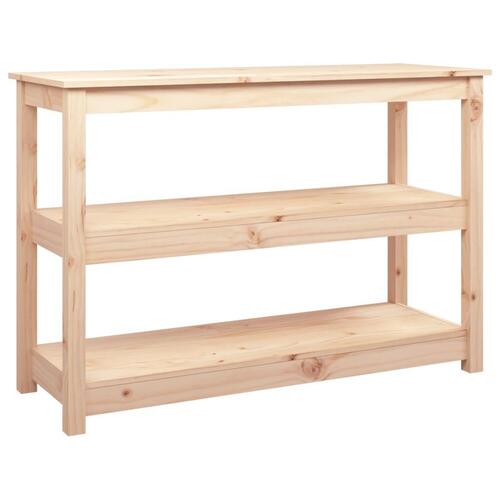 Konsolbord 110x40x74 cm massivt fyrretræ