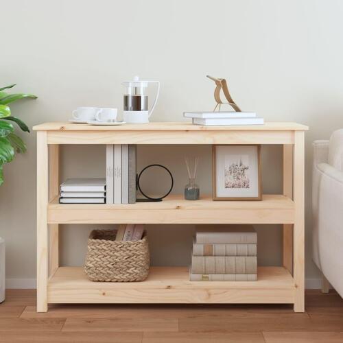 Konsolbord 110x40x74 cm massivt fyrretræ
