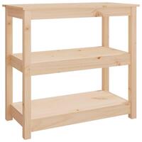 Konsolbord 80x40x74 cm massivt fyrretræ