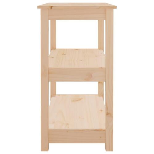 Konsolbord 80x40x74 cm massivt fyrretræ