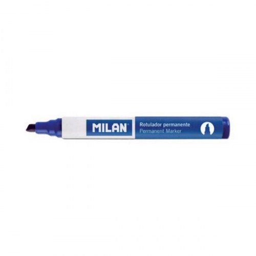 Milan sprittusch - blå, rund spids Ø 4 mm, 12 stk.