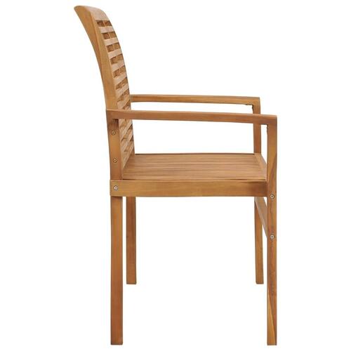 Havebænk 112 cm massivt teaktræ