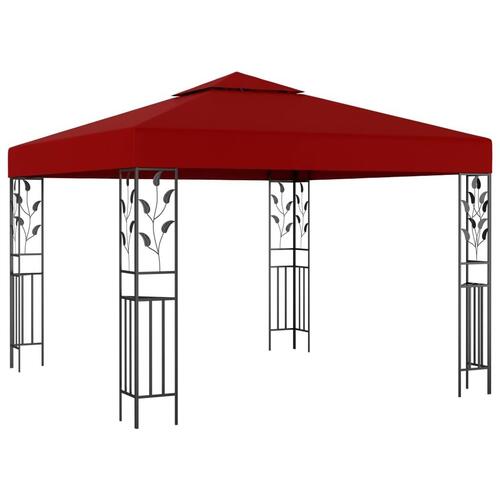 Pavillon 3x3 m vinrød