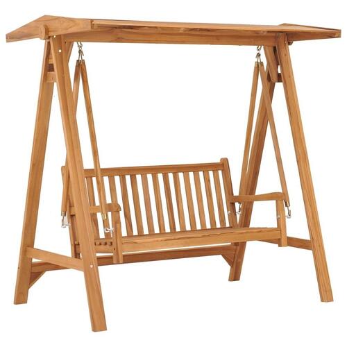 Gyngebænk 170 cm massivt teaktræ