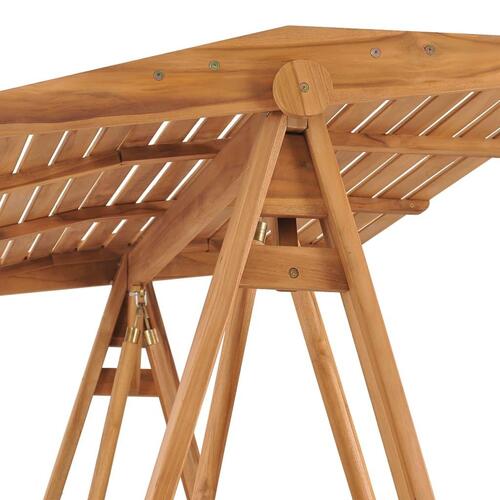 Gyngebænk 170 cm massivt teaktræ