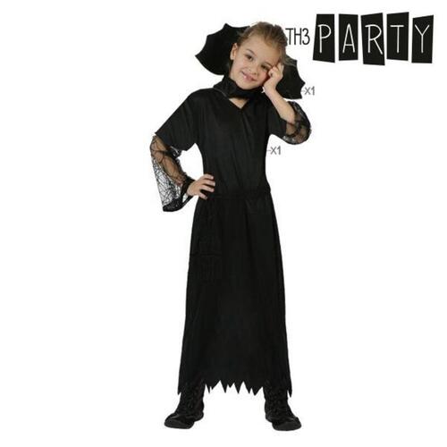 Kostume til børn Sort enke 10-12 år