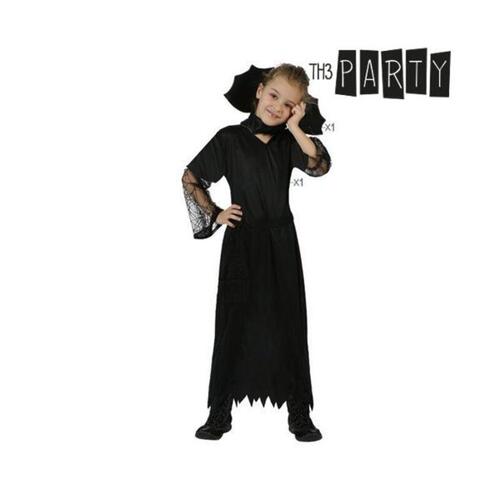 Kostume til børn Sort enke 5-6 år