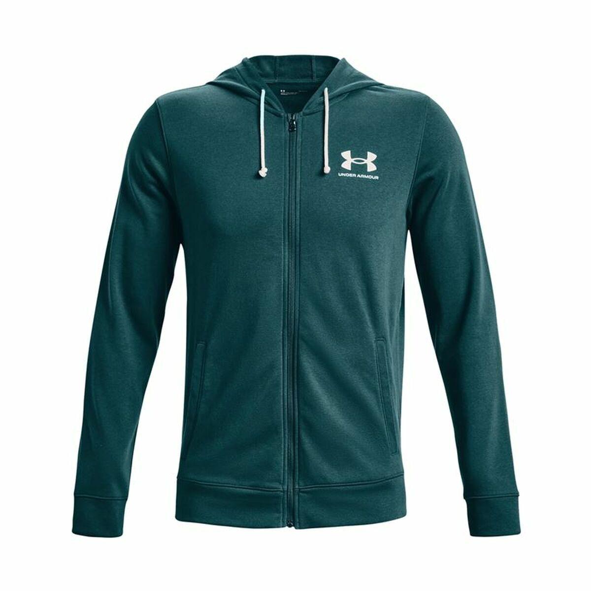 Sportsjakke til Mænd Under Armour Rival Terry Grøn M