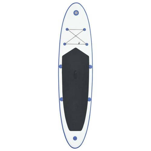 Paddleboardsæt SUP oppusteligt blå og hvid