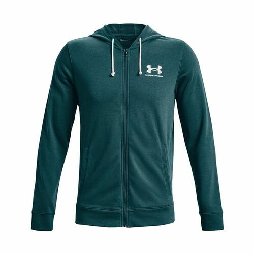 Sportsjakke til Mænd Under Armour Rival Terry Grøn S