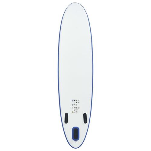 Paddleboardsæt SUP oppusteligt blå og hvid