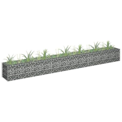 Gabion-højbed 270x30x30 cm galvaniseret stål