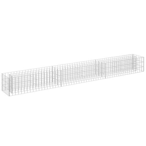 Gabion-højbed 270x30x30 cm galvaniseret stål