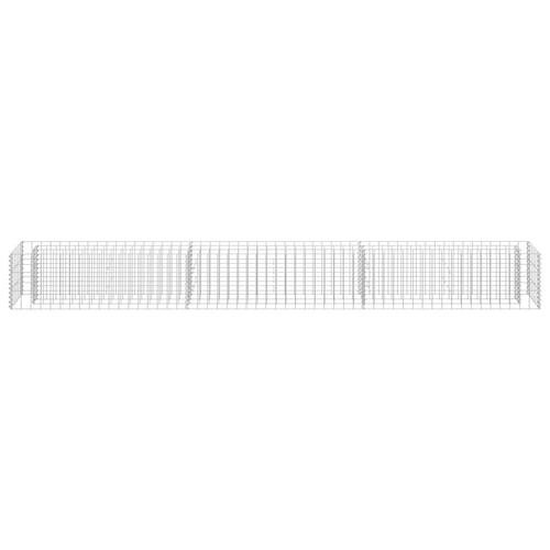 Gabion-højbed 270x30x30 cm galvaniseret stål