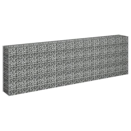 Gabion-højbed 270x30x90 cm galvaniseret stål