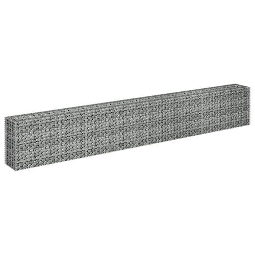 Gabion-højbed 360x30x60 cm galvaniseret stål
