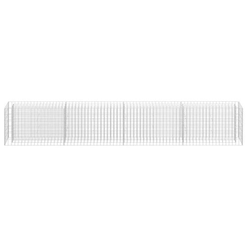 Gabion-højbed 360x30x60 cm galvaniseret stål