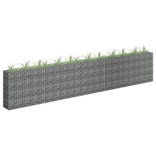 Gabion-højbed 450x30x90 cm galvaniseret stål