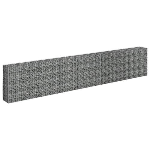 Gabion-højbed 450x30x90 cm galvaniseret stål