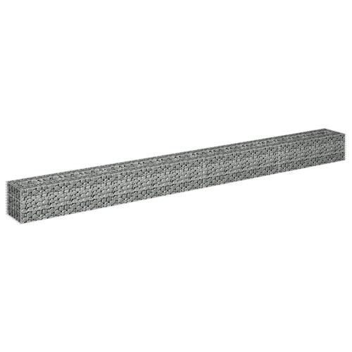 Gabion-højbed 360x30x30 cm galvaniseret stål