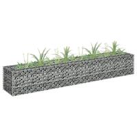 Gabion-højbed 180x30x30 cm galvaniseret stål