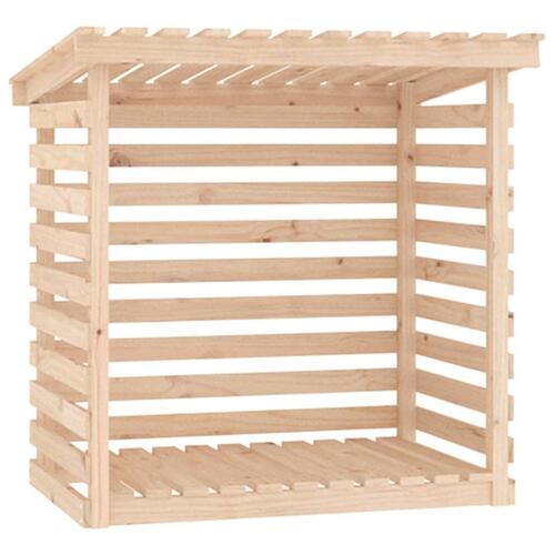 Brændestativ 108x73x108 cm massivt fyrretræ