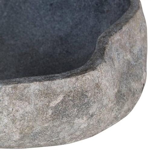 Håndvask 45-53 cm oval flodsten