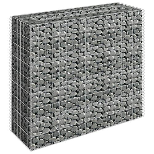 Gabion-højbed 90x30x90 cm galvaniseret stål