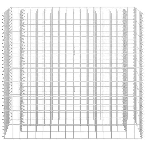 Gabion-højbed 90x30x90 cm galvaniseret stål
