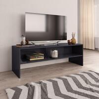 Tv-skab højglans 120 x 40 x 40 cm spånplade grå