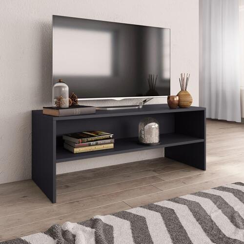 Tv-skab 100 x 40 x 40 cm spånplade grå
