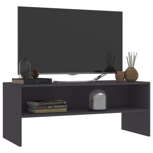 Tv-skab 100 x 40 x 40 cm spånplade grå