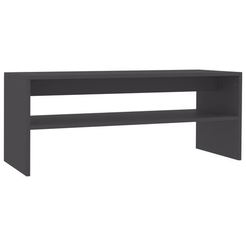 Sofabord 100 x 40 x 40 cm spånplade grå