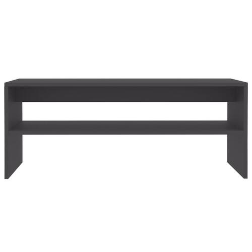 Sofabord 100 x 40 x 40 cm spånplade grå