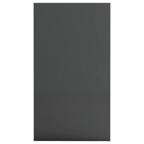 Bogskab/skænk 45 x 25 x 80 cm spånplade grå højglans