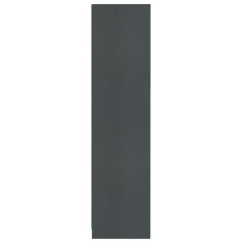 Klædeskab 100 x 50 x 200 cm spånplade grå