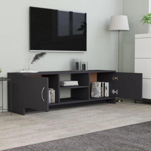 Tv-skab 120 x 30 x 37,5 cm spånplade grå
