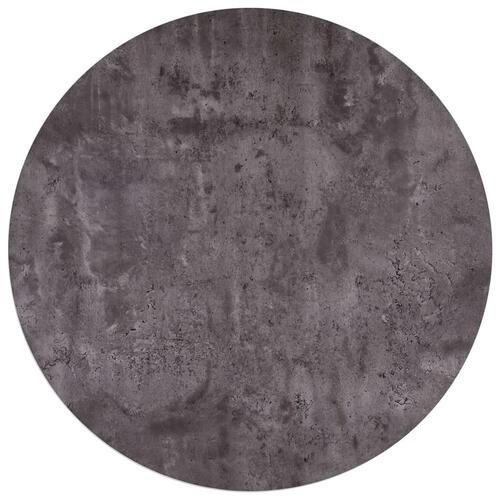 Spisebord 90 x 73,5 cm MDF betongrå og sort