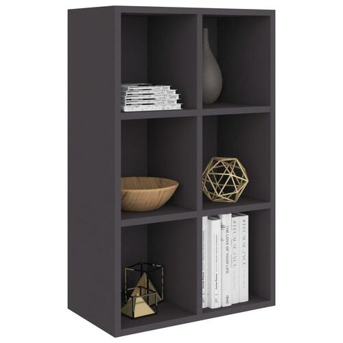 Bogskab/skænk 66x30x97,8 cm spånplade grå