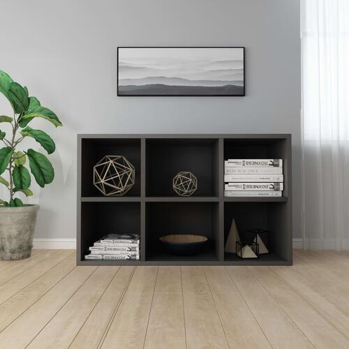 Bogskab/skænk 66x30x97,8 cm spånplade grå