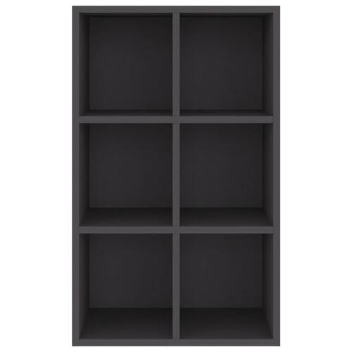 Bogskab/skænk 66x30x97,8 cm spånplade grå