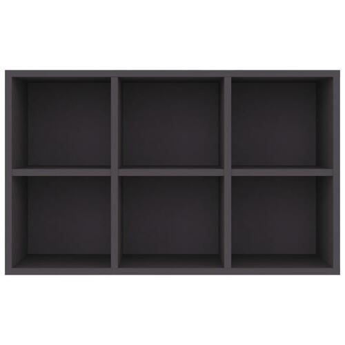 Bogskab/skænk 66x30x97,8 cm spånplade grå