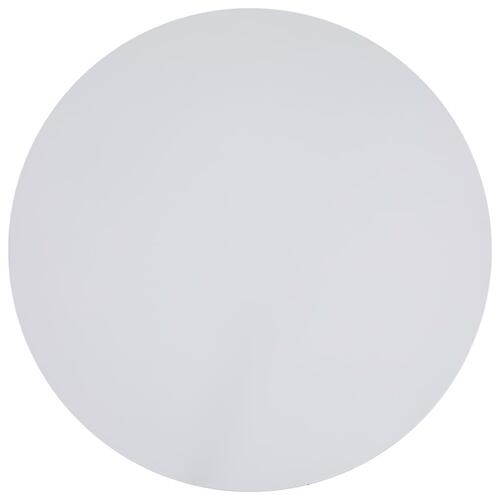Spisebord 90 x 73,5 cm MDF hvid og egetræsfarve
