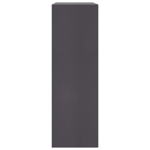 Bogreol 60 x 24 x 74,5 cm spånplade grå