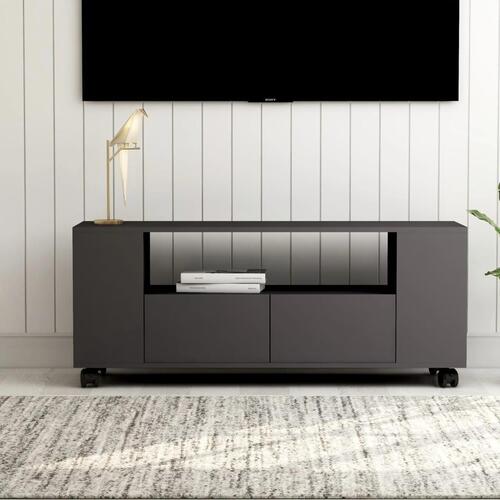 Tv-skab 120x35x43 cm spånplade grå