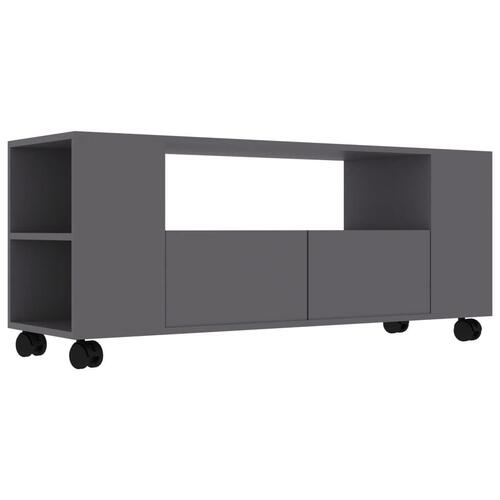 Tv-skab 120x35x43 cm spånplade grå
