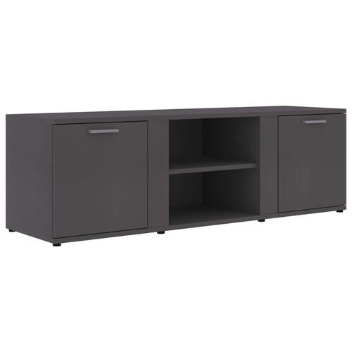 Tv-skab 120x34x37 cm spånplade grå