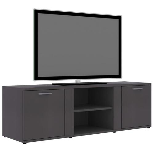 Tv-skab 120x34x37 cm spånplade grå
