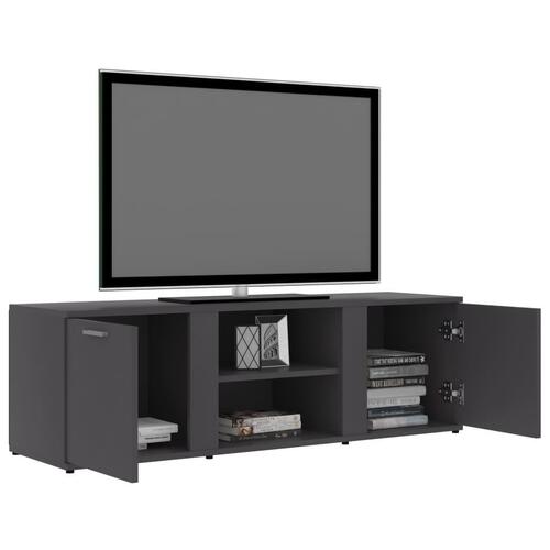 Tv-skab 120x34x37 cm spånplade grå